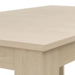 Tavolo Fisso Marrone Rovere 8 Posti Forma Rettangolare 160x90x77h cm, Sfumatura Colore Struttura Rovere - Rifred