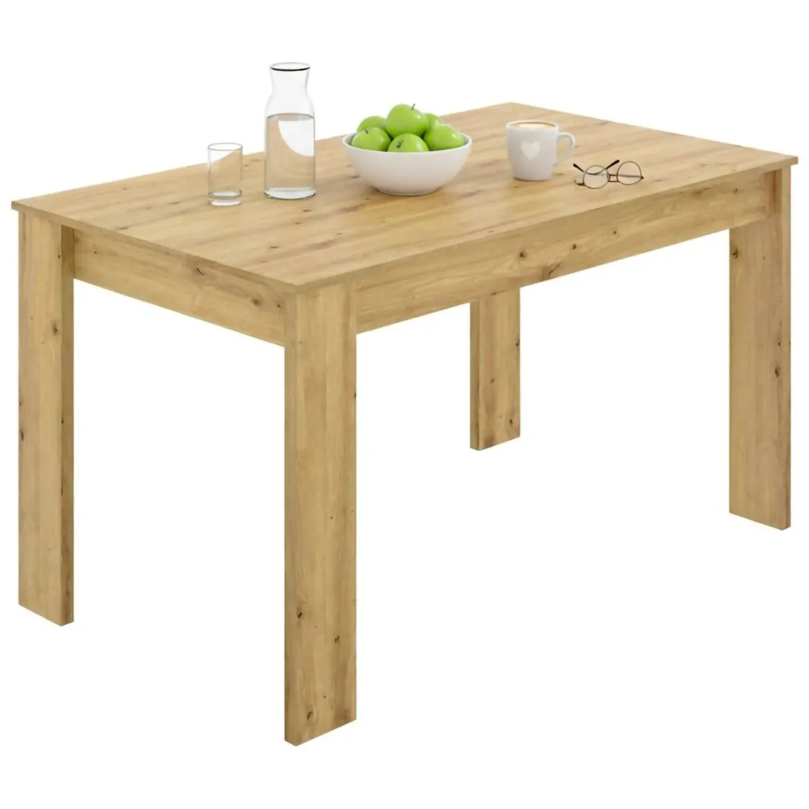 Tavolo legno rettangolare 6 posti 138x81cm - Alois