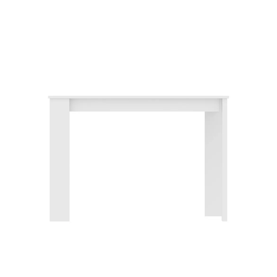 Tavolo moderno rettangolare 6 posti bianco 110x67cm - Amaranthya