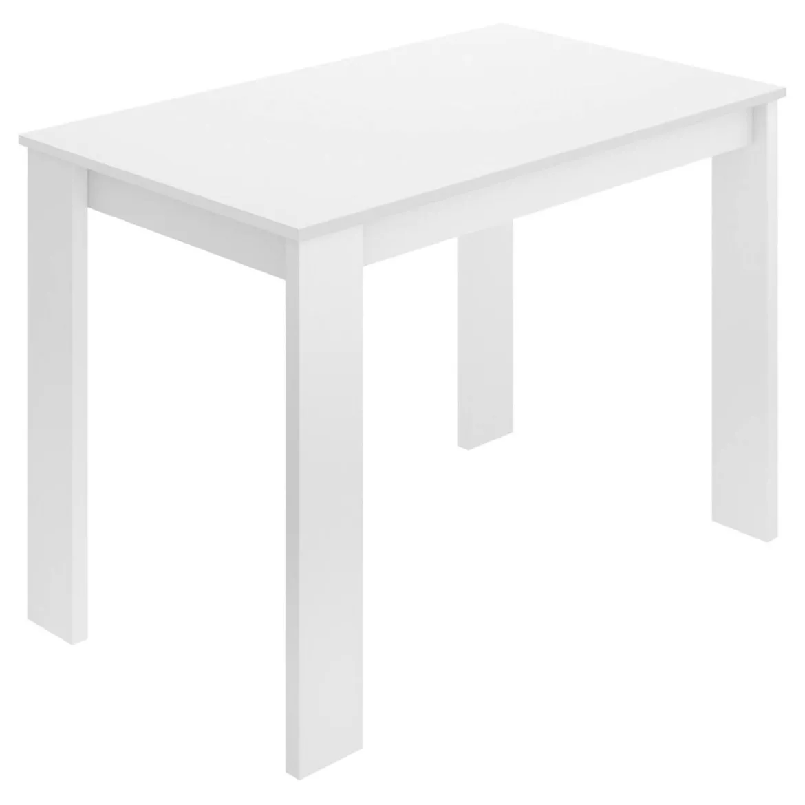 Tavolo moderno rettangolare 6 posti bianco 110x67cm - Amaranthya