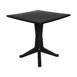 Tavolo per terrazzo 6 posti 70x70cm antracite - Agostini