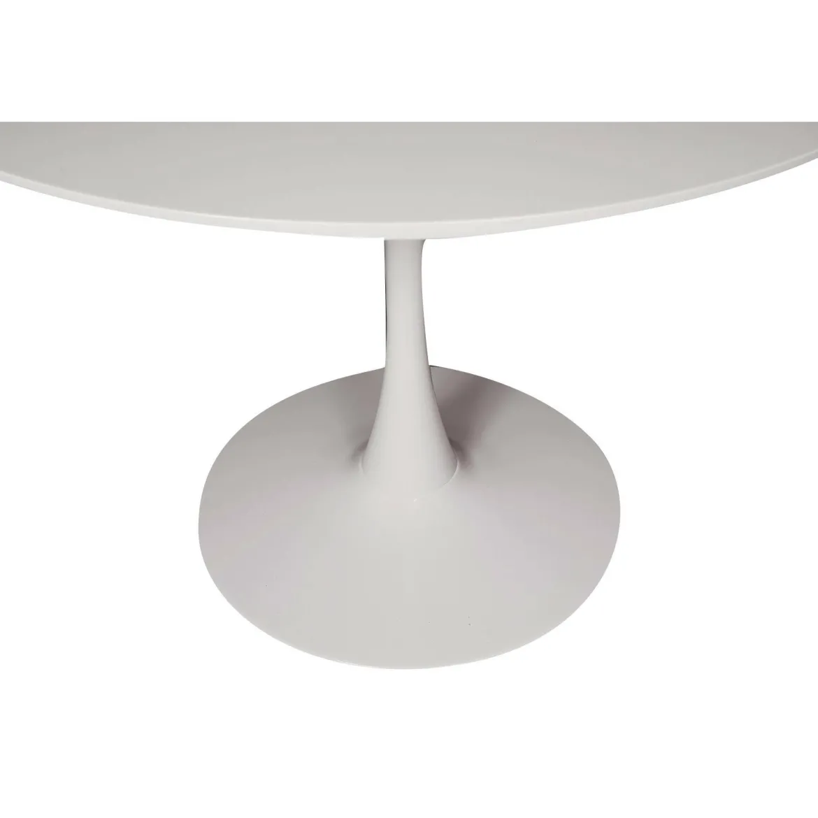 Tavolo rotondo minimal 4 posti bianco 100x100cm - Anubis