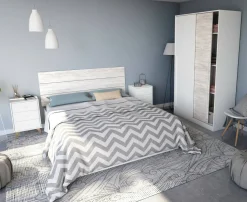 Testiera Letto Bianco Bianco Anticato Matrimoniale Colore Struttura Bianco 160x2.5 cm, Sfumatura Colore Struttura Anticato - Catino