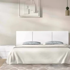 Testiera Letto Bianco Matrimoniale 157x34.2 cm, - Chanhom