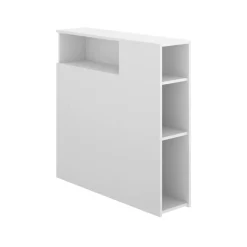 Testiera Letto Bianco Singolo 23.4x99 cm, - Haitang