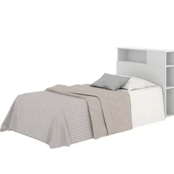 Testiera Letto Bianco Singolo 23.4x99 cm, - Haitang