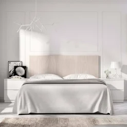 Testiera Letto Marrone Marrone Rovere Matrimoniale Colore Struttura Marrone 258.6x34.2 cm, Sfumatura Colore Struttura Rovere - Nona