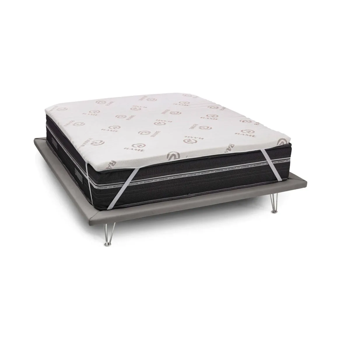 Topper matrimoniale Afella, Anti acaro e Anallergico, Cm 160x190h5