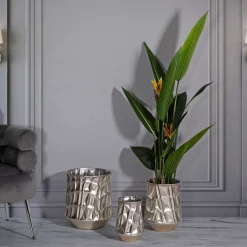 Vaso Argento set 3 Vasi, - Bapara
