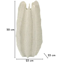 Vaso Bianco Marmo Effetto Marmo Diametro 8.5 cm, Sfumatura Colore Struttura Marmo - Dasibase