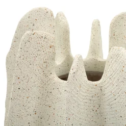 Vaso Bianco Marmo Effetto Marmo Diametro 8.5 cm, Sfumatura Colore Struttura Marmo - Dasibase