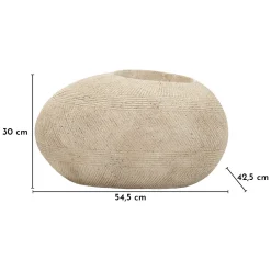 Vaso Bianco Marmo Finitura Effetto Marmo Sfumatura Colore Struttura Marmo, - Gagameha