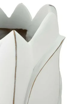 Vaso Brabbia, 31x31 h69 cm, Bianco