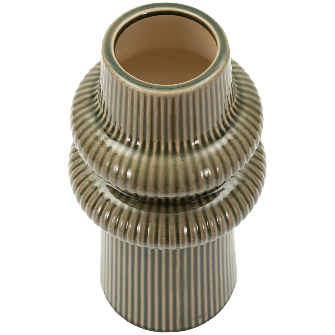 Vaso Marrone Nero Colore Struttura Nero Diametro 5.5 cm, - Gahare