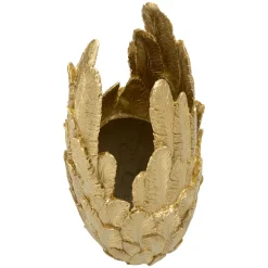 Vaso oro Disegni con Piume, - Bamopa