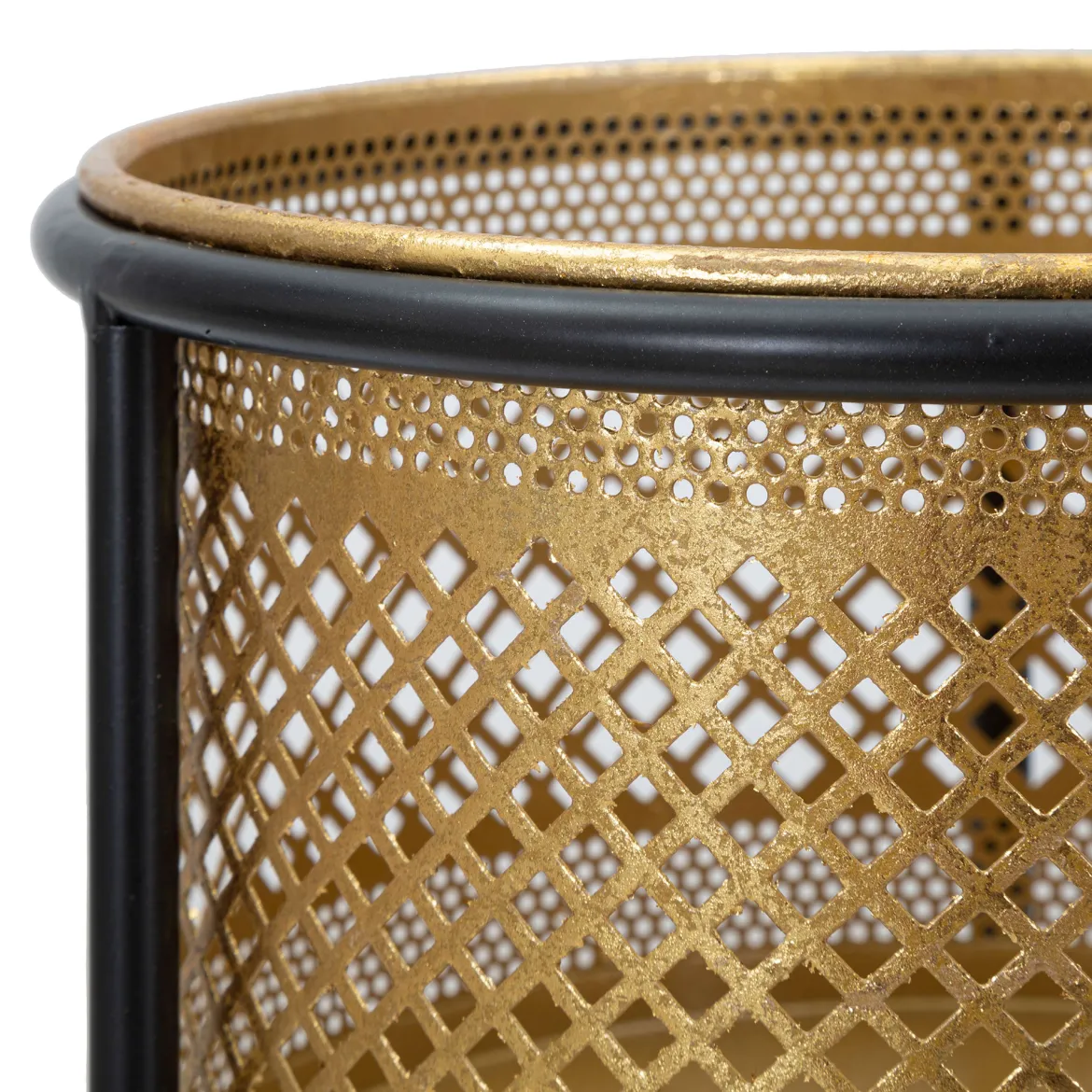 Vaso oro Nero Portavaso Rimovibile Colore Struttura Nero, - Juayua