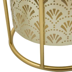 Vaso oro set 2 Vasi, Portavasi Rimovibili Diametro Vaso Grande: 20, Vaso Piccolo: 17 cm, - Husavi