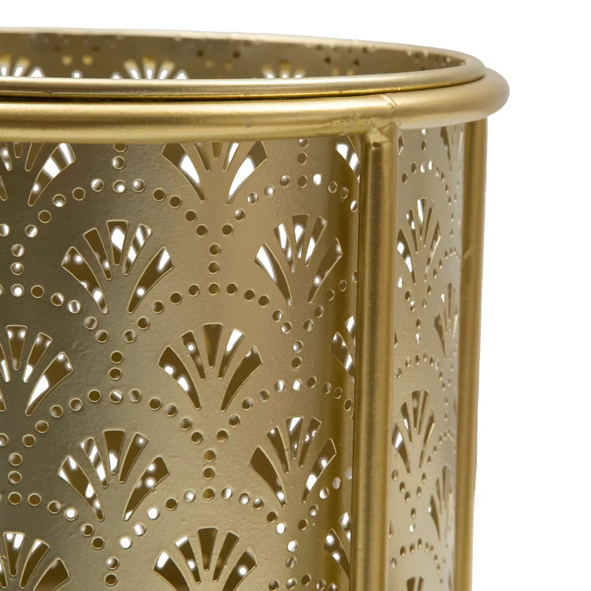 Vaso oro set 2 Vasi, Portavasi Rimovibili Diametro Vaso Grande: 20, Vaso Piccolo: 17 cm, - Husavi