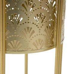 Vaso oro set 2 Vasi, Portavasi Rimovibili Diametro Vaso Grande: 20, Vaso Piccolo: 17 cm, - Husavi