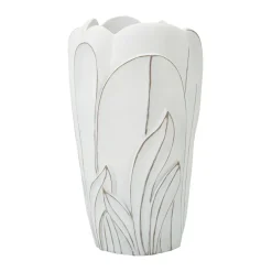 Vaso Tramigna, 29x29 h48 cm, Bianco