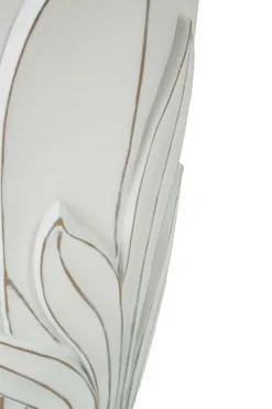 Vaso Tramigna, 29x29 h48 cm, Bianco