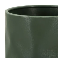Vaso Verde Finitura Effetto Materico, - Fasani