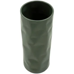 Vaso Verde Finitura Effetto Materico, - Fasani