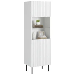 Vetrina Luzzana, 60x42 h183 cm, Bianco
