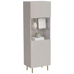 Vetrina Raccuja, 60x42 h183 cm, Beige