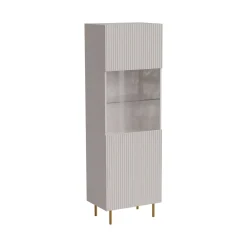 Vetrina Raccuja, 60x42 h183 cm, Beige