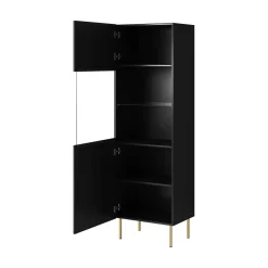 Vetrina Raccuja, 60x42 h183 cm, Nero