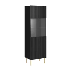 Vetrina Raccuja, 60x42 h183 cm, Nero