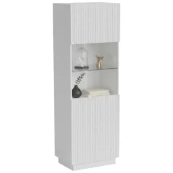 Vetrina Vado, 60x40 h178 cm, Bianco